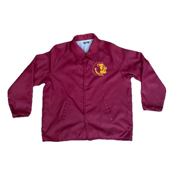 Florida State University FSU Windbreaker Men’s XL Garnet Red 1970's Chalk Line - Picture 1 of 15